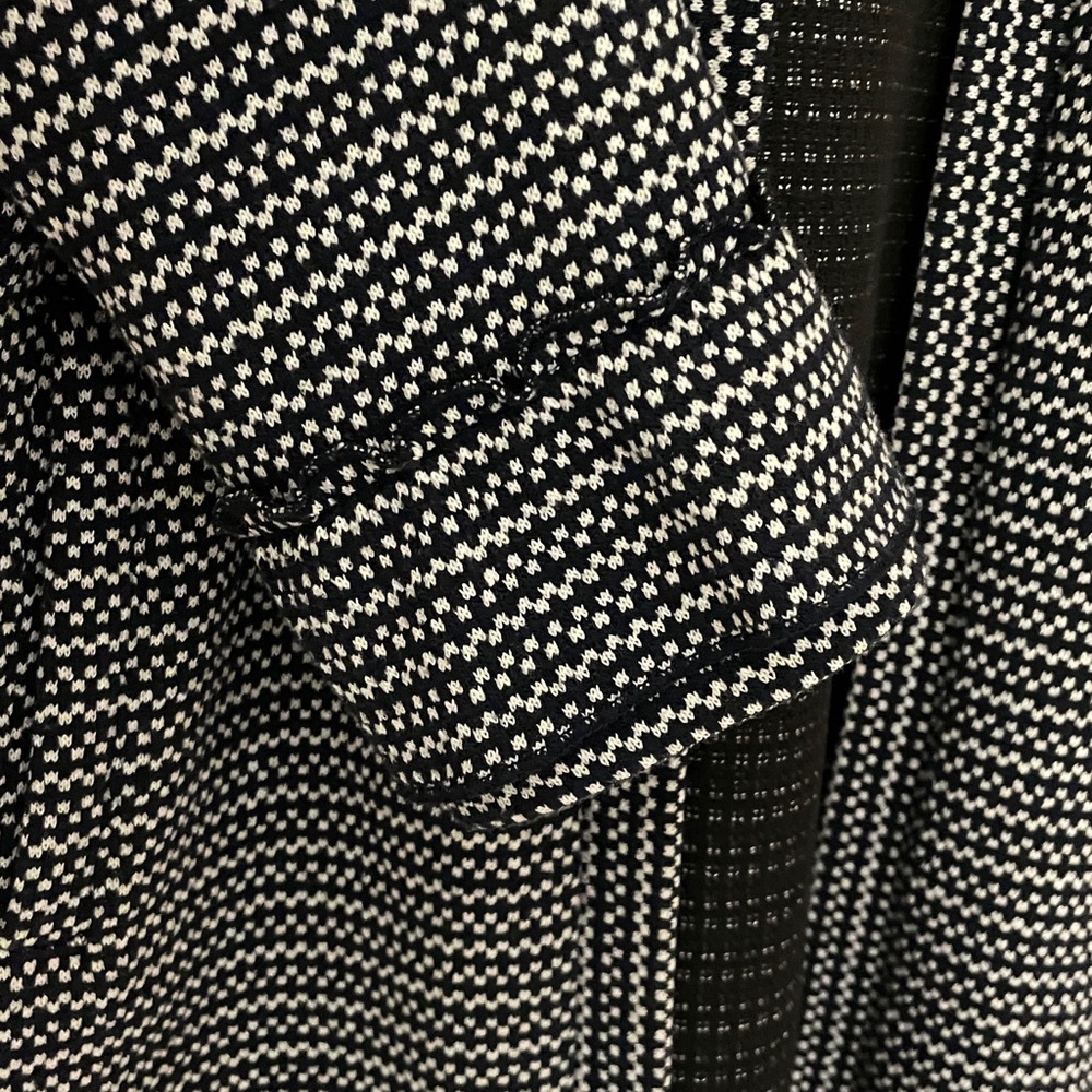 Jack by BB Dakota cardigan, black and white stretch, L, excellent condition - Picture 4 of 15